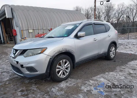 2014 Nissan Rogue Sv from USA, damaged, VIN 5N1AT2MT0EC826361